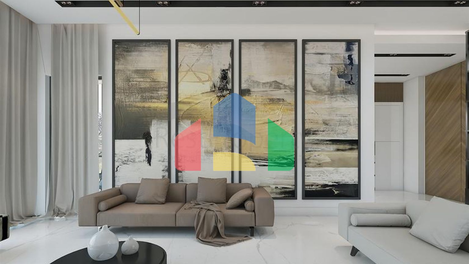 Комплекс вілл планування 4 + 1 в районі Дешемеалти - Анталія