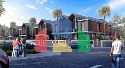 Комплекс вілл планування 4 + 1 в районі Дешемеалти - Анталія