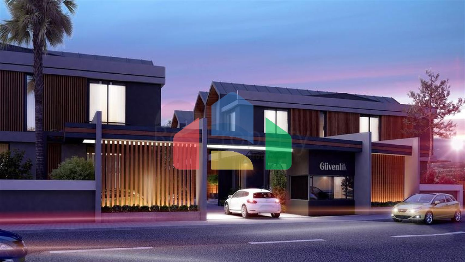 Комплекс вілл планування 4 + 1 в районі Дешемеалти - Анталія