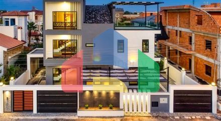 Вилла планировки 6+1 в районе Дошемеалты - Анталия