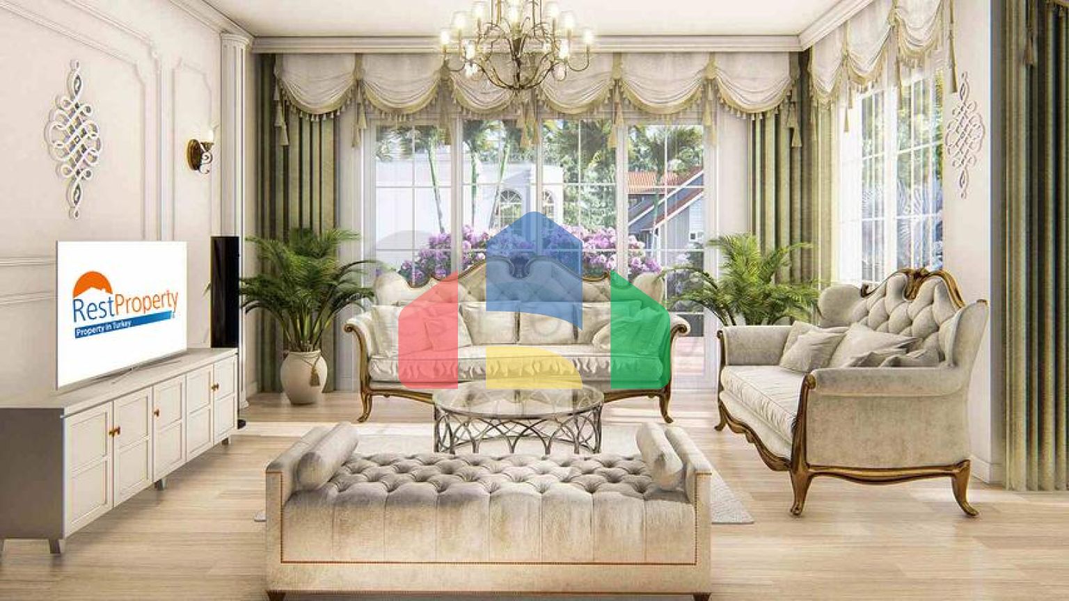 Новая вилла планировки 4+1 в районе Дошемеалты - Анталия