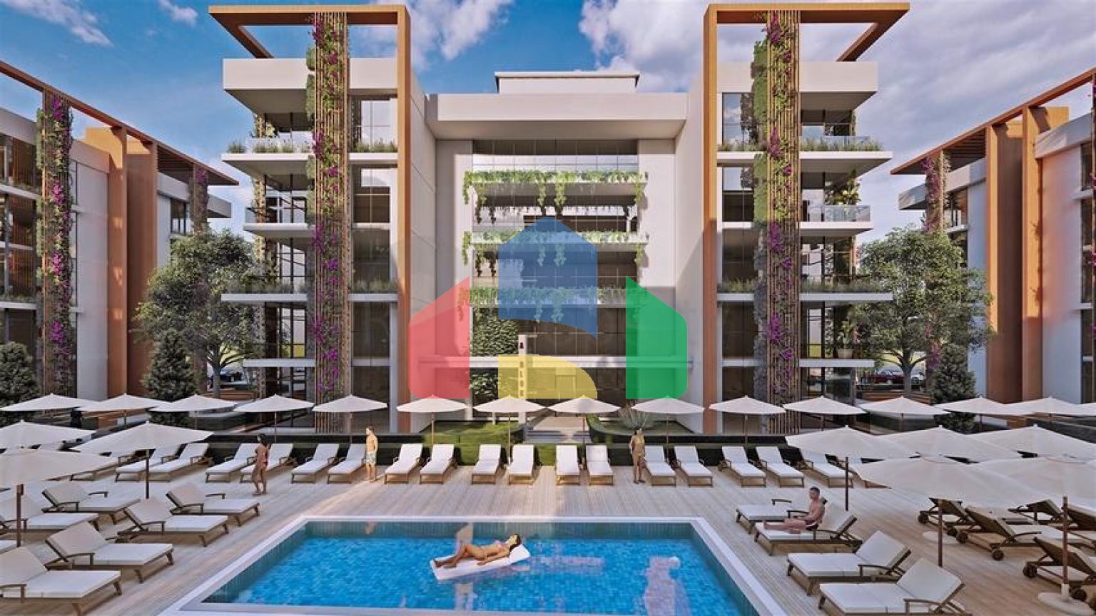 Квартиры планировки 1+1 и 2+1 в районе Дошемеалты - Анталия