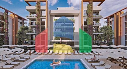 Квартиры планировки 1+1 и 2+1 в районе Дошемеалты - Анталия