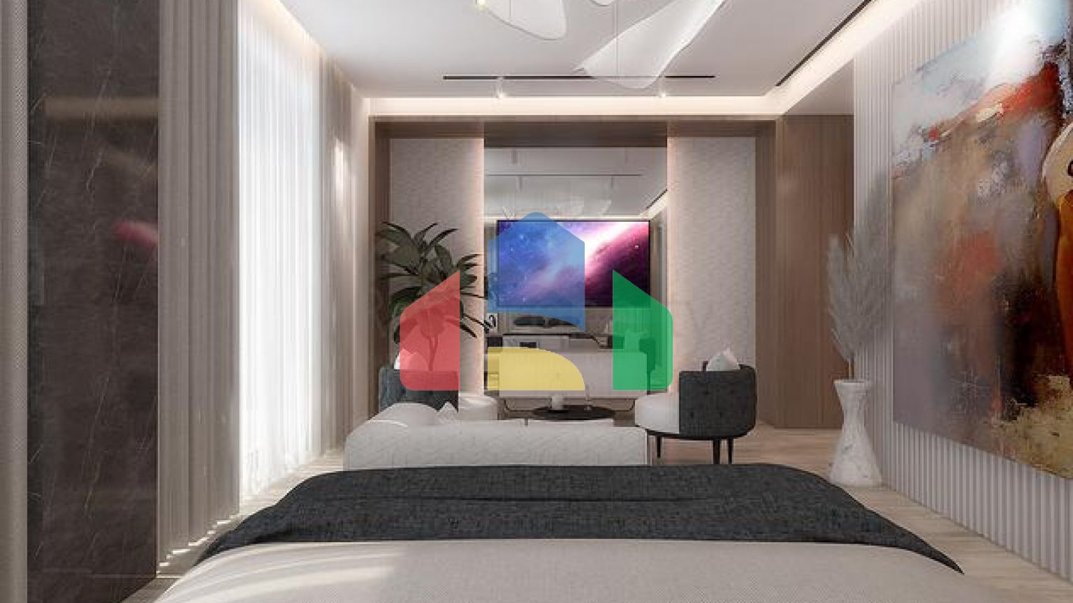 Виллы планировки 5+2 в районе Дошемеалты - Анталия