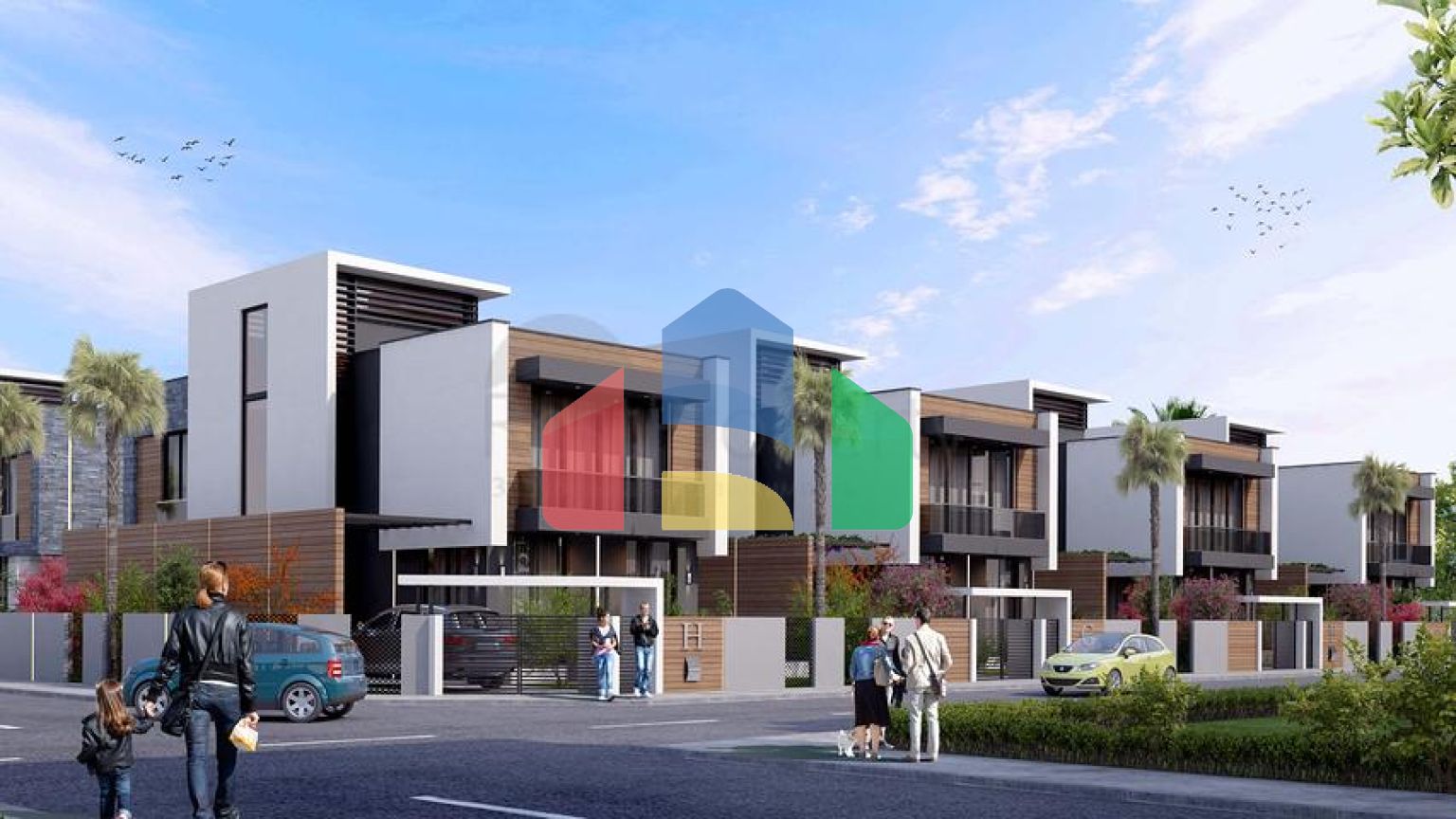 Виллы планировки 5+2 в районе Дошемеалты - Анталия