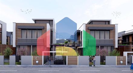 Виллы планировки 5+2 в районе Дошемеалты - Анталия