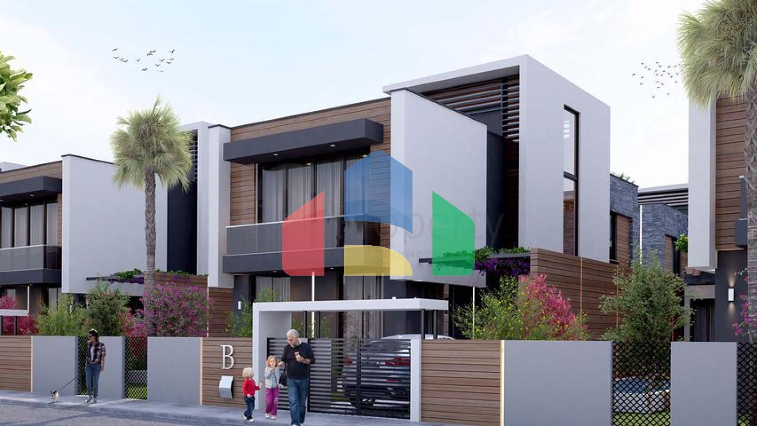 Виллы планировки 5+2 в районе Дошемеалты - Анталия