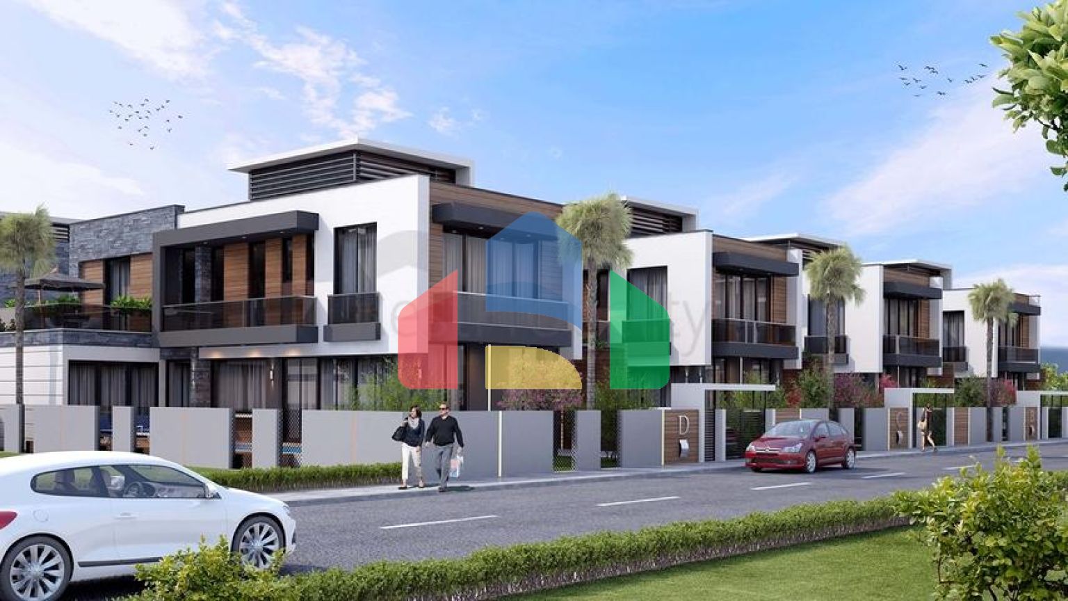 Виллы планировки 5+2 в районе Дошемеалты - Анталия