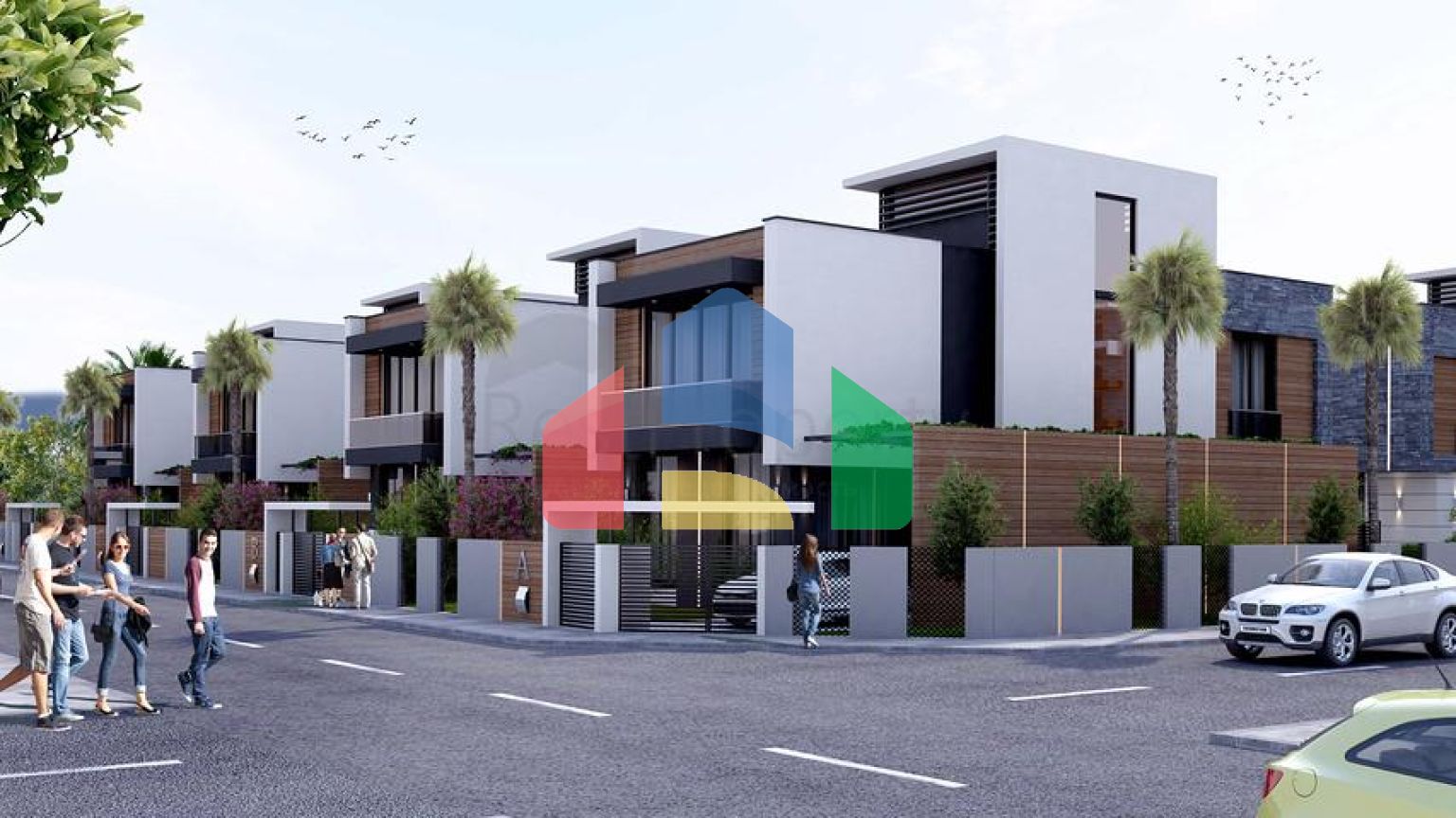 Виллы планировки 5+2 в районе Дошемеалты - Анталия