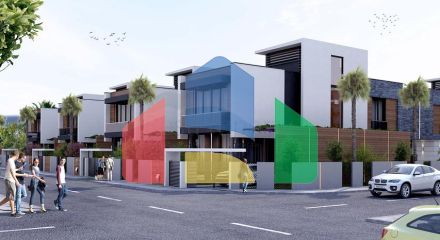 Виллы планировки 5+2 в районе Дошемеалты - Анталия