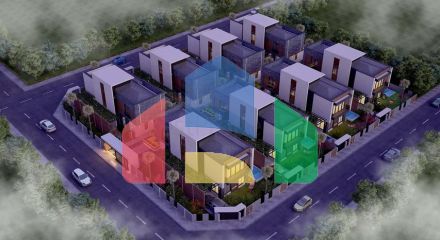 Виллы планировки 5+2 в районе Дошемеалты - Анталия