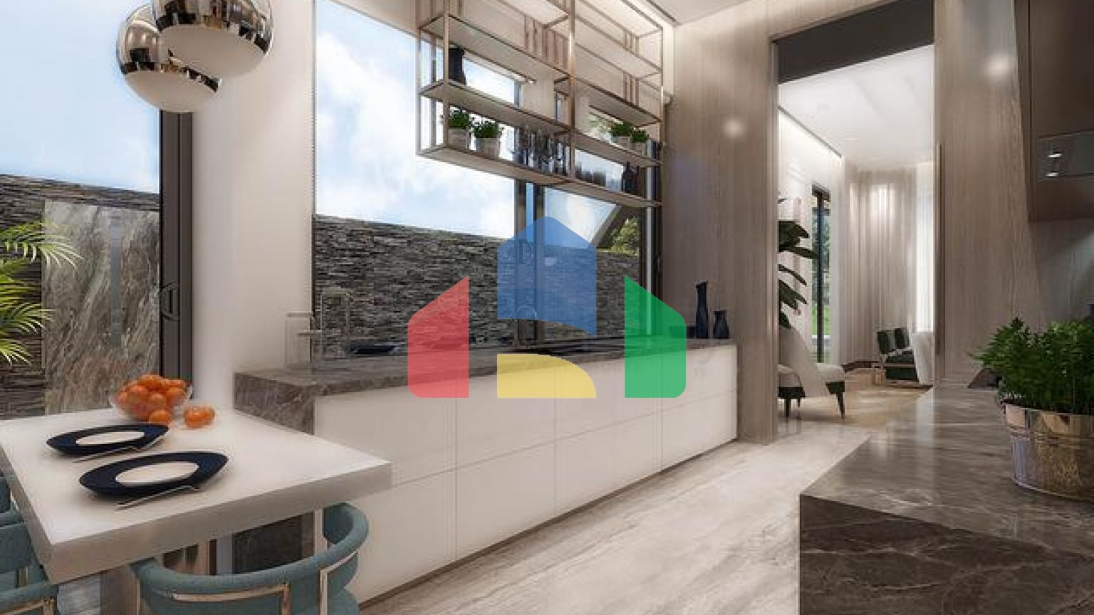 Виллы планировки 5+2 в районе Дошемеалты - Анталия