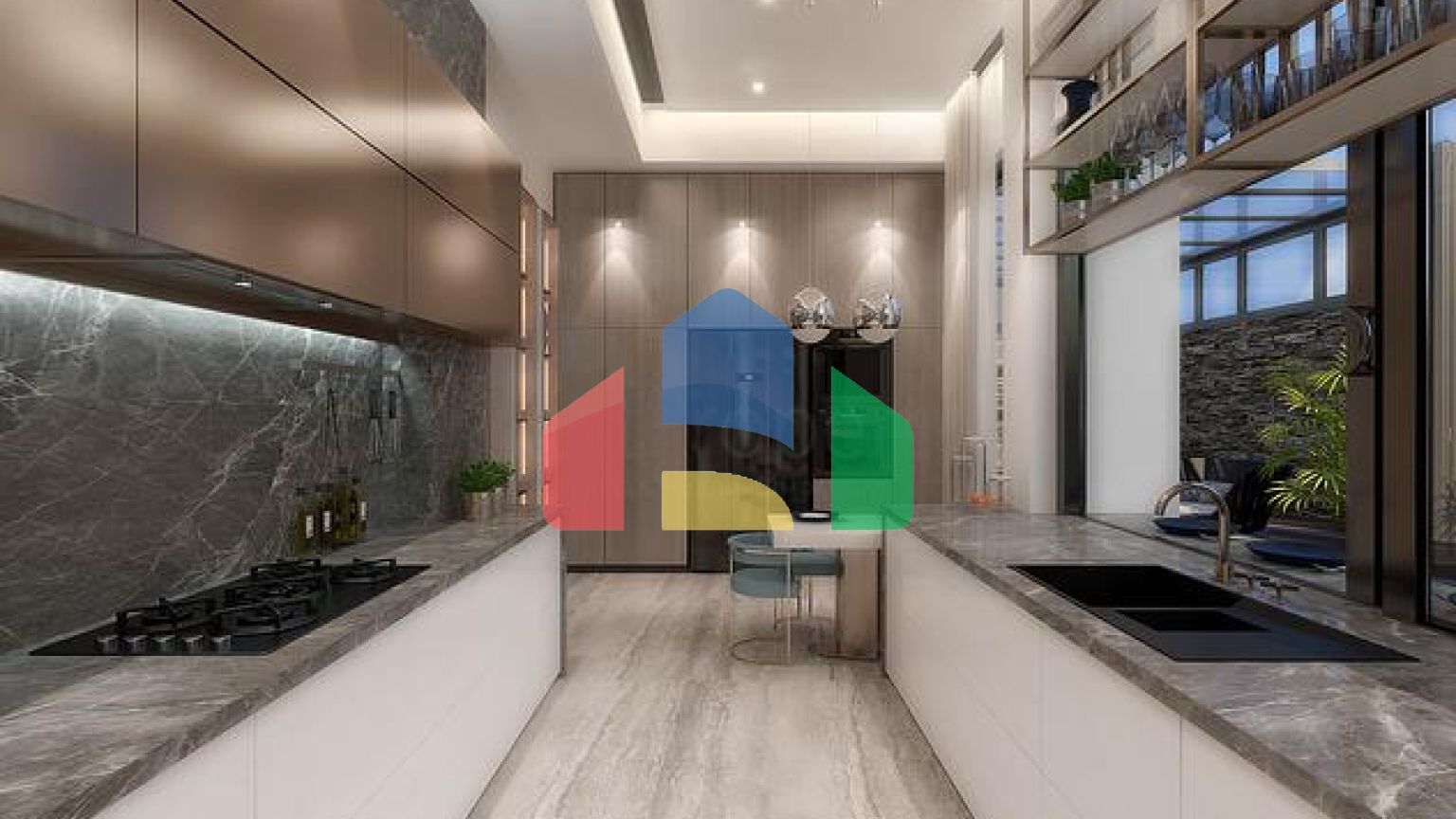 Виллы планировки 5+2 в районе Дошемеалты - Анталия