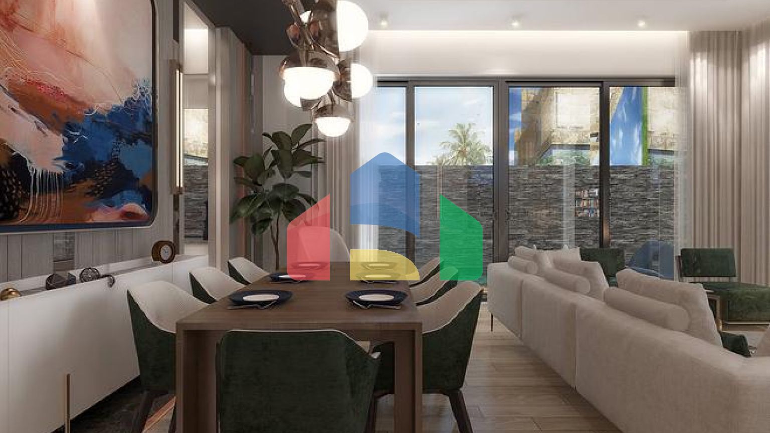 Виллы планировки 5+2 в районе Дошемеалты - Анталия