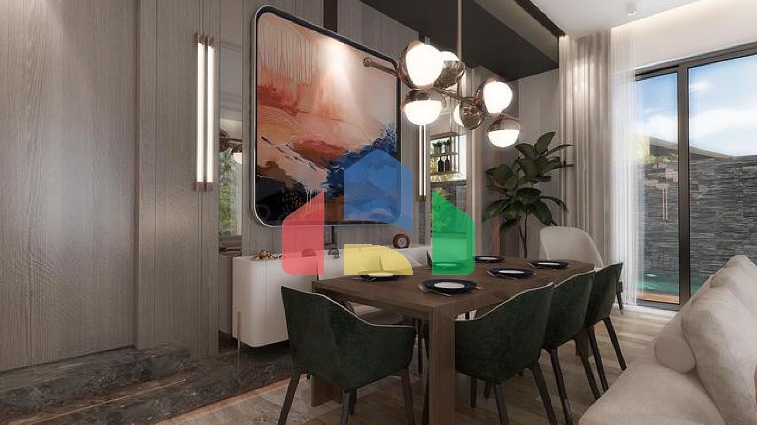 Виллы планировки 5+2 в районе Дошемеалты - Анталия