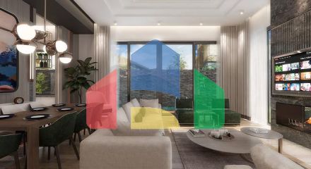 Виллы планировки 5+2 в районе Дошемеалты - Анталия