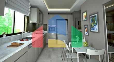 Новий комплекс з квартирами плануванням 3+1 в районі Дошемеалти