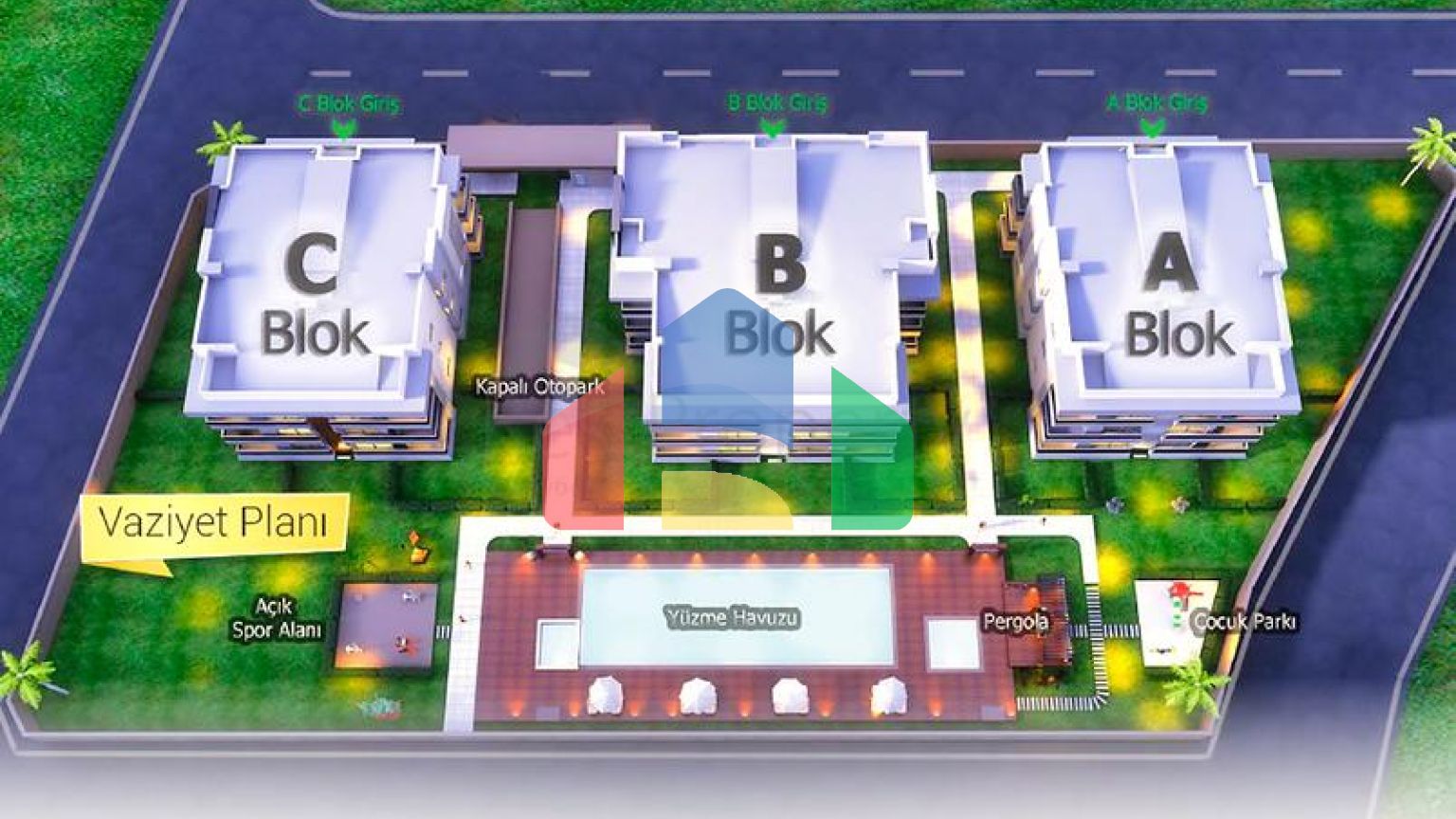 Новий комплекс з квартирами плануванням 3+1 в районі Дошемеалти