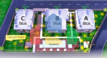 Новий комплекс з квартирами плануванням 3+1 в районі Дошемеалти