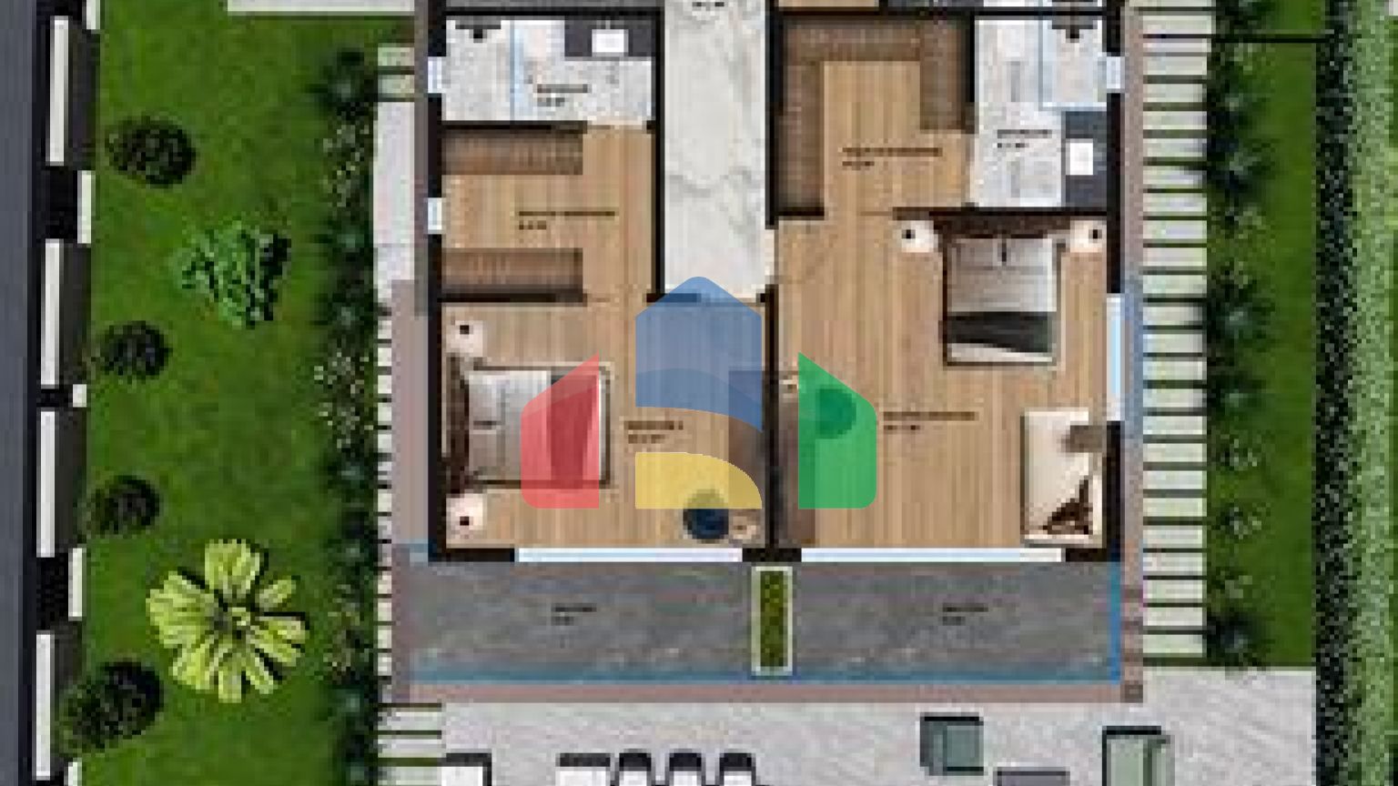 Инвестиционный проект виллы планировки 4+1 в районе Дошемеалты - Анталия