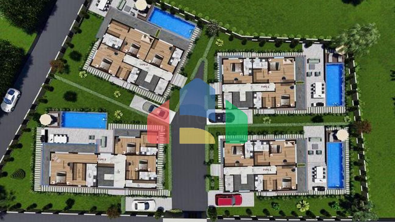 Инвестиционный проект виллы планировки 4+1 в районе Дошемеалты - Анталия