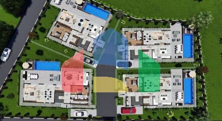 Инвестиционный проект виллы планировки 4+1 в районе Дошемеалты - Анталия