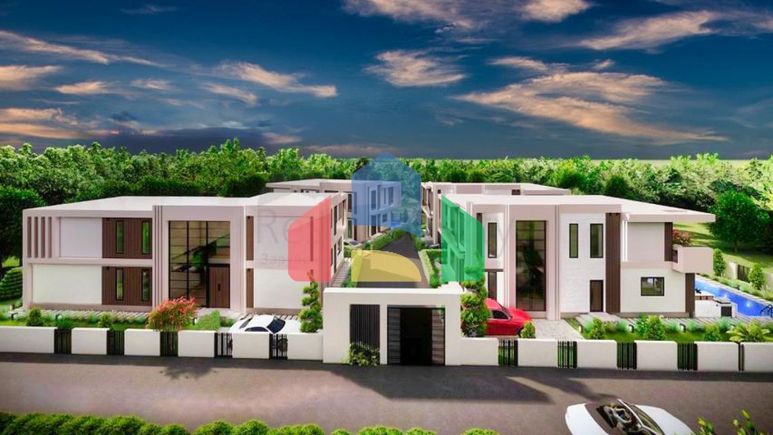 Инвестиционный проект виллы планировки 4+1 в районе Дошемеалты - Анталия