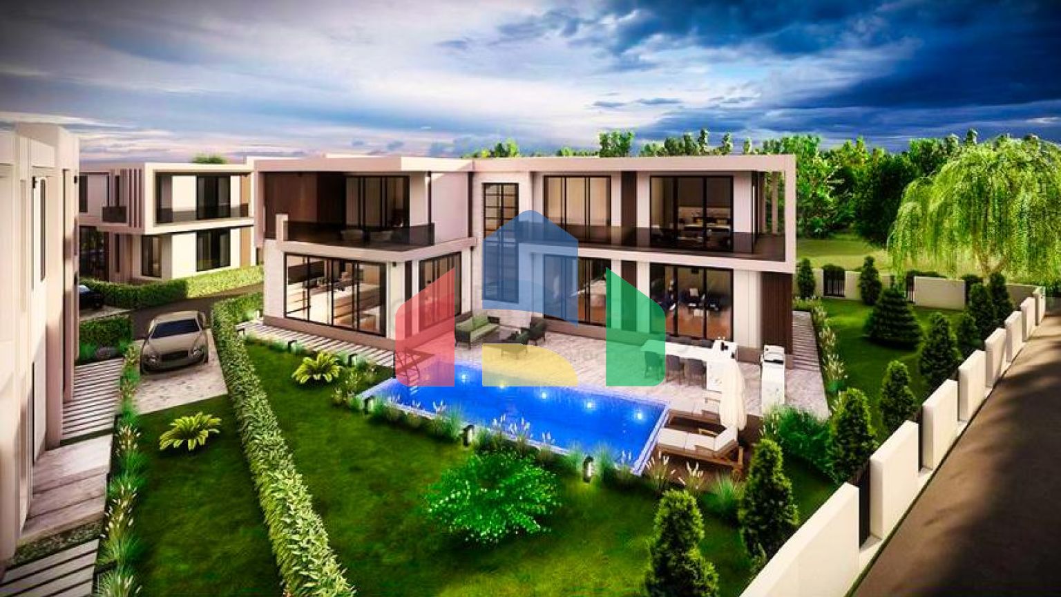 Инвестиционный проект виллы планировки 4+1 в районе Дошемеалты - Анталия