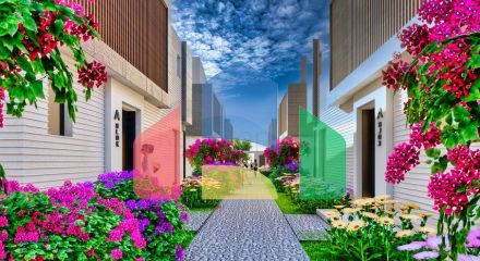 Виллы в закрытом комплексе район Дошемеалты - Анталия