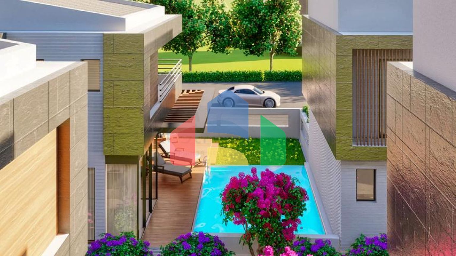 Виллы в закрытом комплексе район Дошемеалты - Анталия