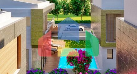 Виллы в закрытом комплексе район Дошемеалты - Анталия