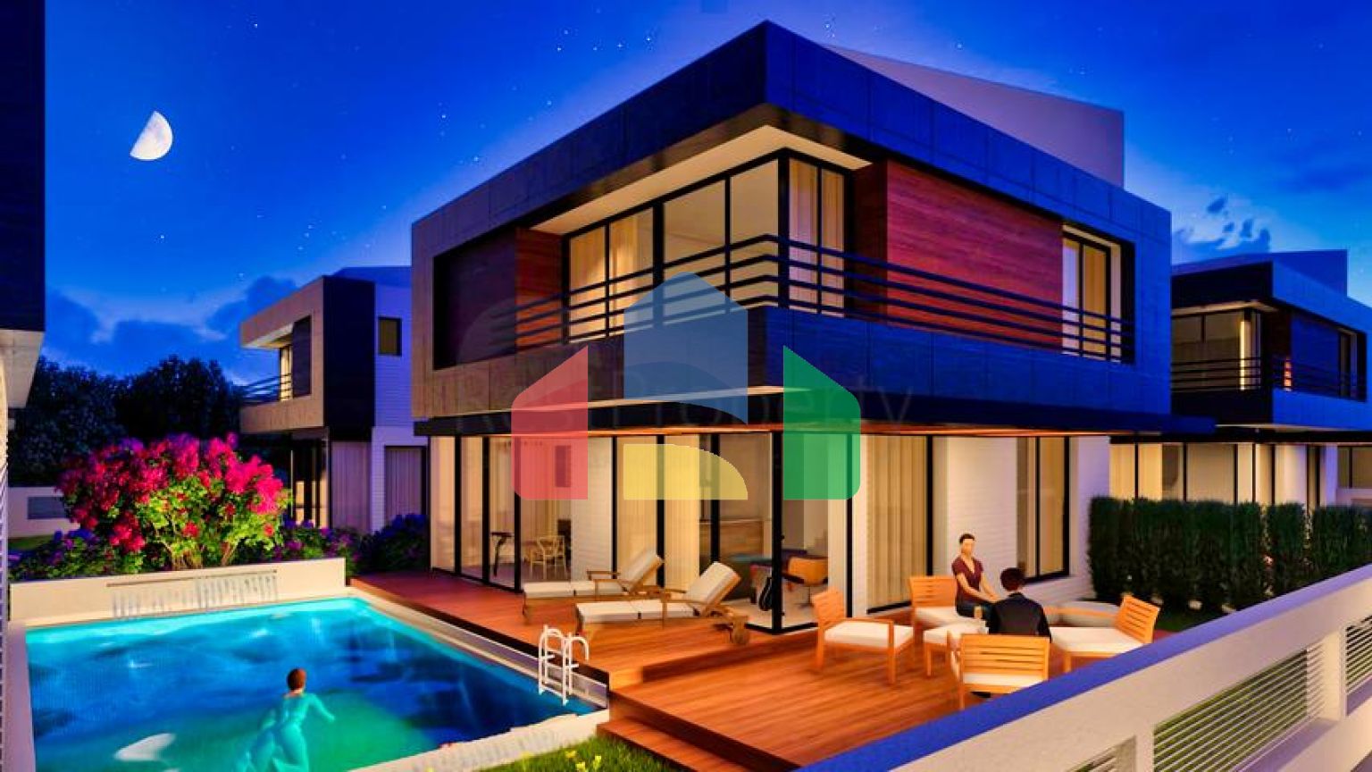 Виллы в закрытом комплексе район Дошемеалты - Анталия