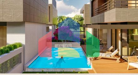 Виллы в закрытом комплексе район Дошемеалты - Анталия