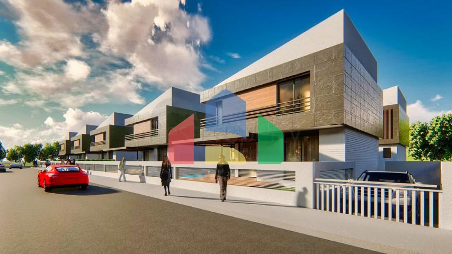 Виллы в закрытом комплексе район Дошемеалты - Анталия