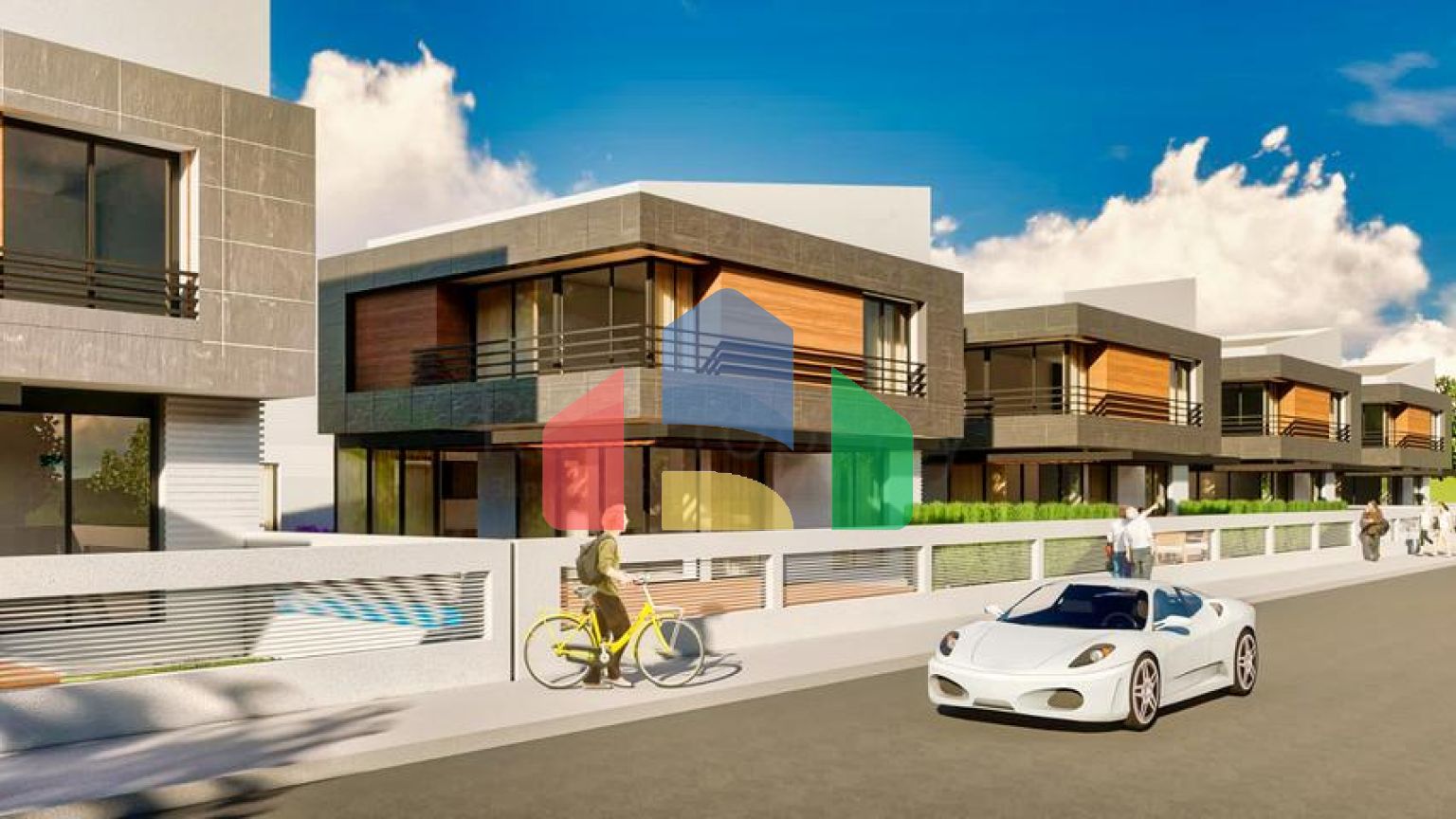 Виллы в закрытом комплексе район Дошемеалты - Анталия