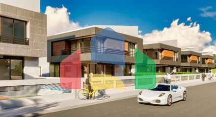 Виллы в закрытом комплексе район Дошемеалты - Анталия