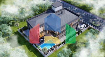 4+1 villa in Doshemealti - Antalya area