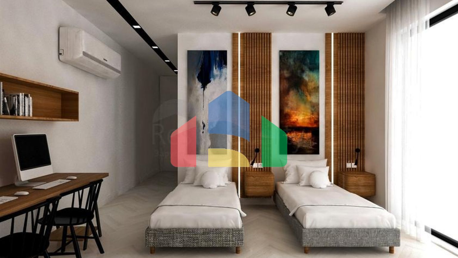 Вилла планировки 4+1 в районе Дошемеалты - Анталия