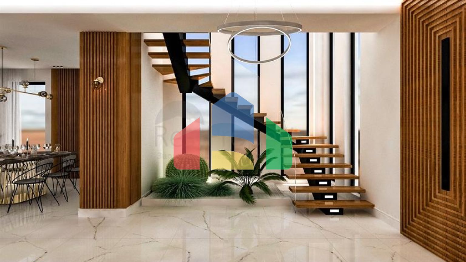 Вилла планировки 4+1 в районе Дошемеалты - Анталия