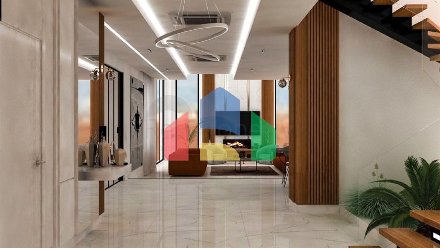 Вилла планировки 4+1 в районе Дошемеалты - Анталия