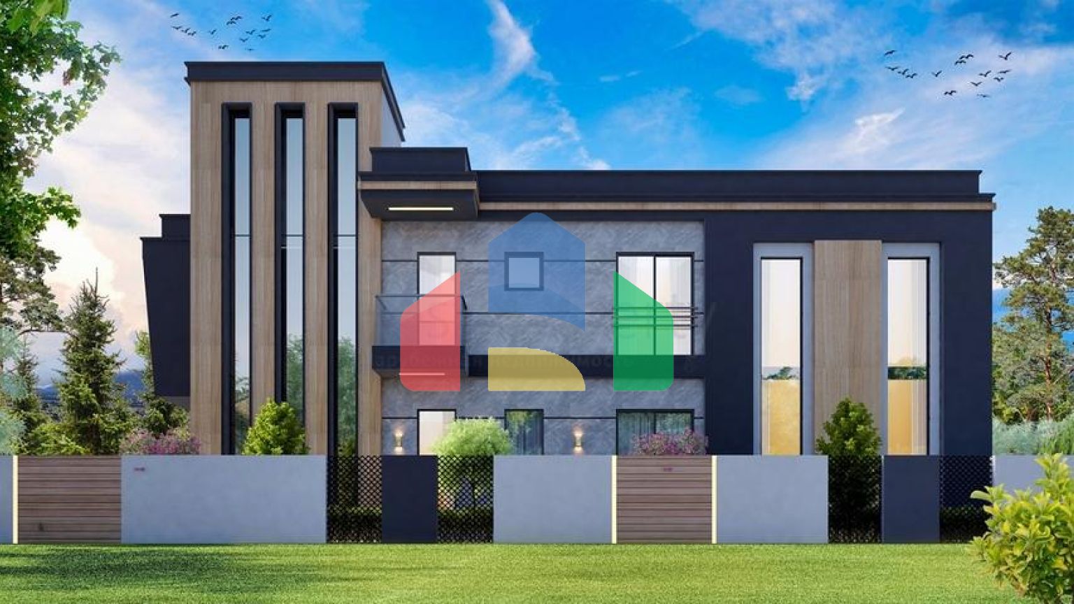 Вилла планировки 4+1 в районе Дошемеалты - Анталия