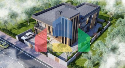 Вилла планировки 4+1 в районе Дошемеалты - Анталия