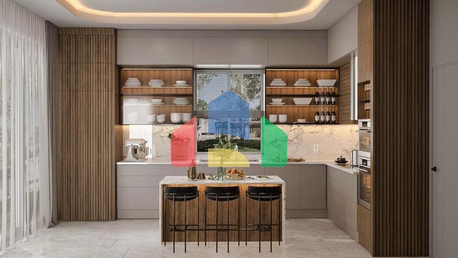 Вілла планування 5 + 1 в районі Дошемеалти - Анталія