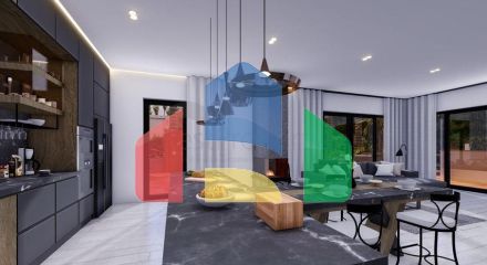 Вілла планування 5 + 1 в районі Дошемеалти - Анталія