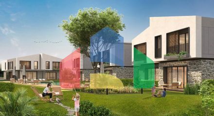 Виллы планировки 5+1  в комплексе,в районе Дошемеалты - Анталия