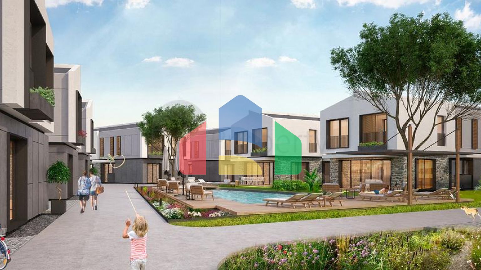 Виллы планировки 5+1  в комплексе,в районе Дошемеалты - Анталия