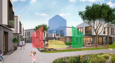 Виллы планировки 5+1  в комплексе,в районе Дошемеалты - Анталия