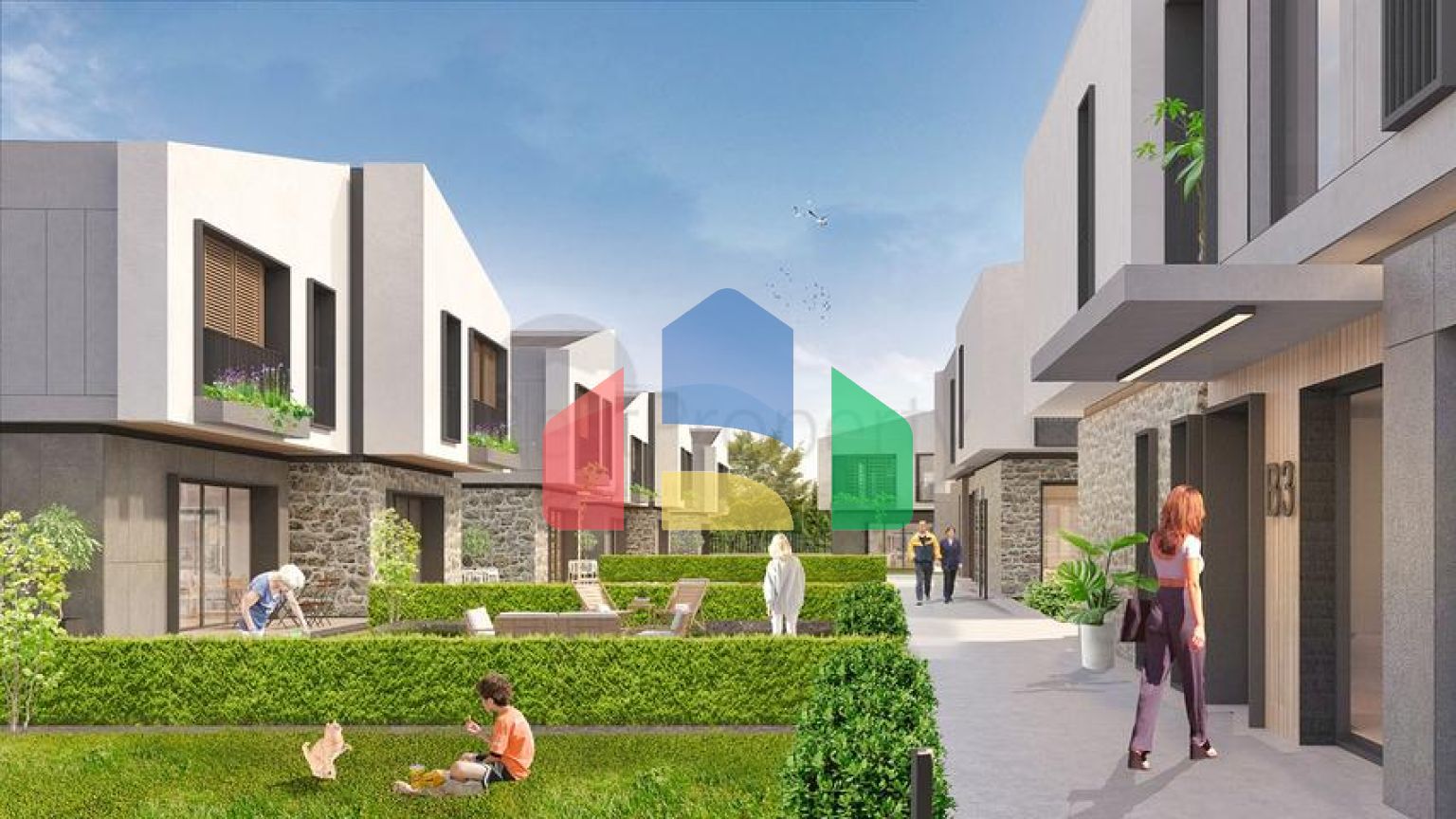 Виллы планировки 5+1  в комплексе,в районе Дошемеалты - Анталия