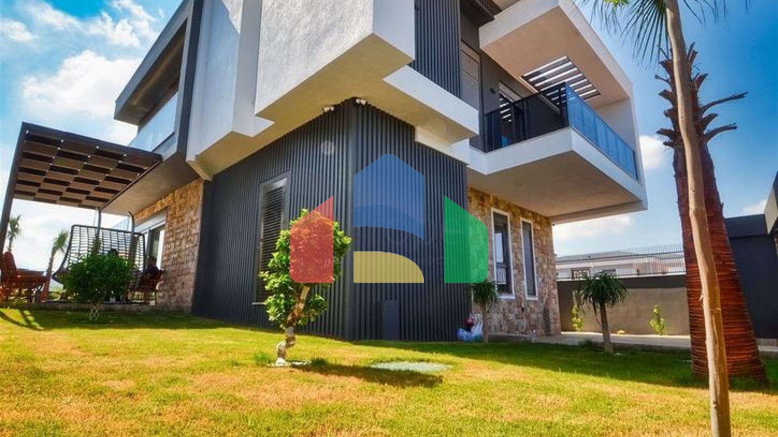 Новая элитная вилла планировки 5+1 в районе Дошемеалты - Анталия