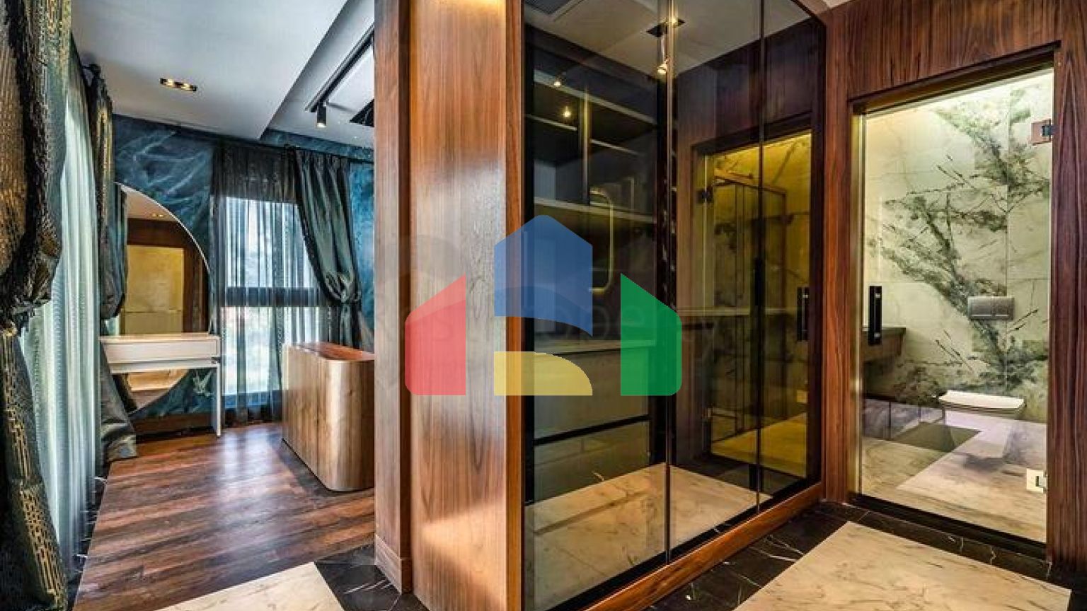 Простора вілла планування 6 + 1 в районі Дошемеалти - Анталія